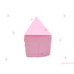 Едноцветно картонено парче за торта - розово | PARTIBG.COM