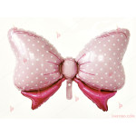 Фолиев балон розова панделка | PARTIBG.COM