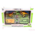Фигурка/играчка - джип с клетка и динозаври | PARTIBG.COM