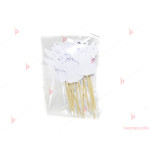 Топери за мъфини/хапки ангелче в бяло | PARTIBG.COM