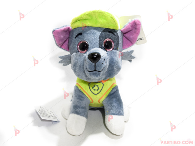 Плюшена играчка кученце от Пес патрул-Роки | PARTIBG.COM