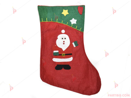 Коледно чорапче за лакомства/подаръци