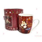 Чаша за чай коледна в луксозна подаръчна кутия | PARTIBG.COM