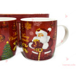 Коледни чаши за чай к-т 2бр. в подаръчна кутия | PARTIBG.COM