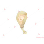 Балони 5бр. прозрачни с конфети розово злато | PARTIBG.COM