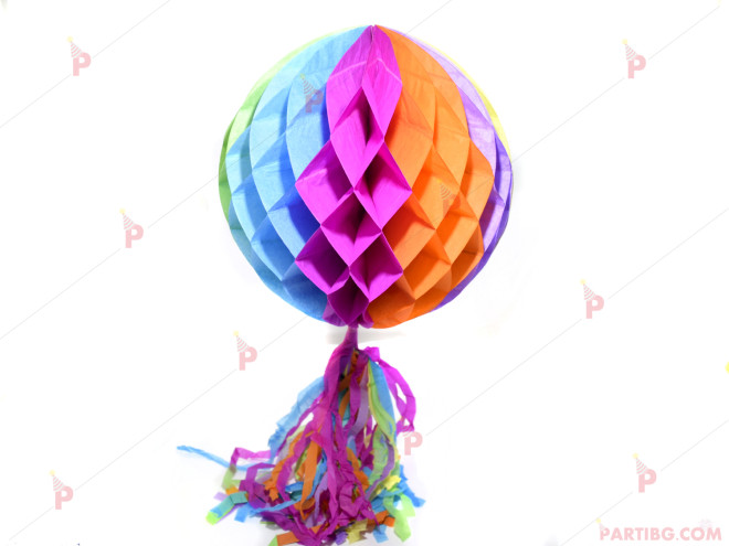 Висяща украса - разноцветна топка | PARTIBG.COM