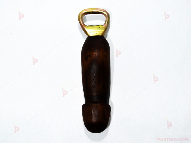 Забавна дървена отварачка във формата на пенис | PARTIBG.COM