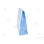 Подаръчна торбичка синя с декор бебенце | PARTIBG.COM