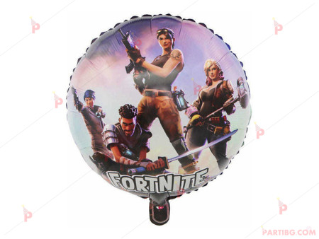 Фолиев балон кръгъл Фортнайт / Fortnite №2