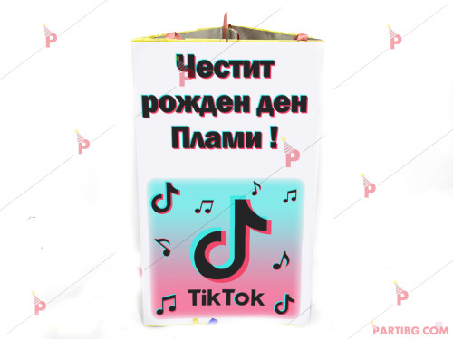 Пинята с декор ТикТок / TikTok | PARTIBG.COM