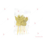 Топери за мъфини/хапки ангелче в златно | PARTIBG.COM