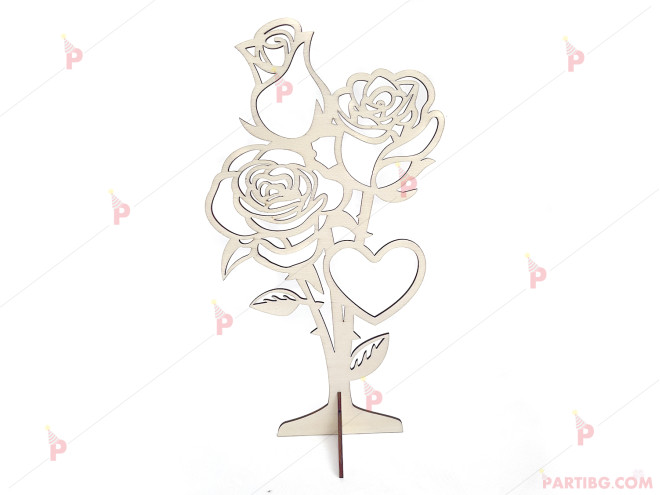 Фигура подарък за 8-ми март - букет рози | PARTIBG.COM