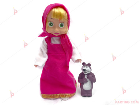 Играчка кукла Маша с мечока