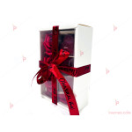Подаръчен комплект в червено с пожелание | PARTIBG.COM
