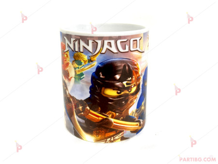 Детска чаша керамична с декор Лего Нинджаго