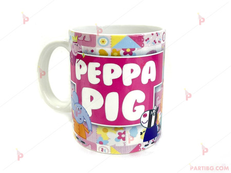Детска чаша керамична с декор Пепа/Peppa pig