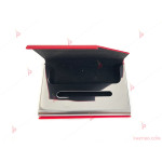 Подаръчен комплект - Подаръчна кутия с химикал, бележник, ключодържател и визитник | PARTIBG.COM