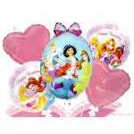 Фолиеви балони комплект от 5 бр. - Принцеси /Princess | PARTIBG.COM