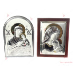 Икона Богородица с Младенеца със сребърно покритие / 1 брой | PARTIBG.COM