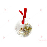 Коледна декорация - PVC топка с 14 късметчета | PARTIBG.COM