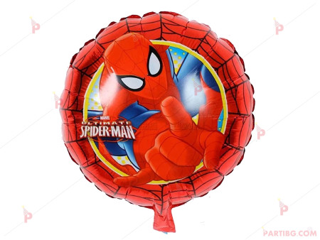 Фолиев балон кръгъл Спайдърмен