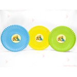Чинийки едноцветни в зелено с декор Мечо Пух / Winnie-the-Pooh | PARTIBG.COM