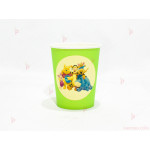 Чашки едноцветни в зелено с декор Мечо Пух / Winnie-the-Pooh | PARTIBG.COM