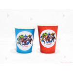 Чашки едноцветни в синьо с декор Отмъстителите / Avengers | PARTIBG.COM