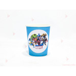 Чашки едноцветни в синьо с декор Отмъстителите / Avengers | PARTIBG.COM