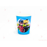 Чашки едноцветни в синьо с декор Калинката и Черния котарак / Miraculous | PARTIBG.COM