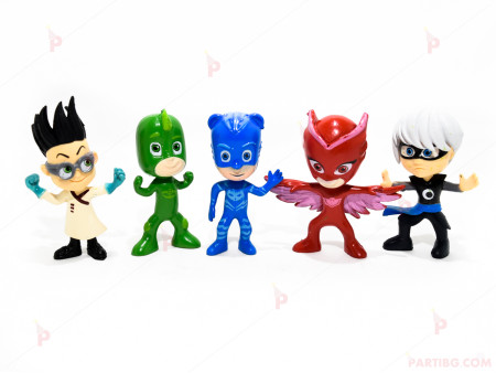 Фигурки за торта-Пи Джей Маск / PJ MASKS к-т 5бр