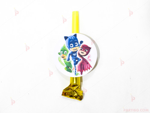 Свирки за парти - тип лента к-т 10бр. Пи Джей Маск / PJ MASKS | PARTIBG.COM