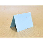 Табелка за маса с име в светло синьо с декор ангелчета (картон 160гр.) | PARTIBG.COM