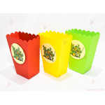 Кофичка за пуканки/чипс с декор Костенурките нинджа в зелено | PARTIBG.COM