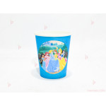 Чашки едноцветни в синьо с декор Принцеси / Princess | PARTIBG.COM