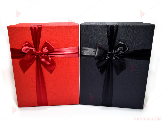 Кутия за подарък - правоъгълна 9 | PARTIBG.COM