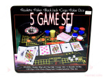 Комплект игри 5 в 1 /Roulette, Poker, Black Jack, Craps, Poker Dice/ | PARTIBG.COM