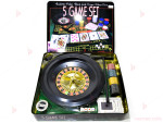 Комплект игри 5 в 1 /Roulette, Poker, Black Jack, Craps, Poker Dice/ | PARTIBG.COM