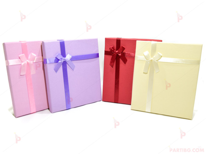 Подаръчна кутия правоъгълна | PARTIBG.COM
