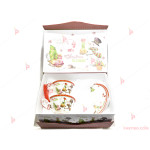 Коледни чаши за чай в луксозна подаръчна кутия - снежковци | PARTIBG.COM