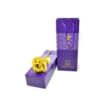 Златна роза в кутия с подаръчна торбичка | PARTIBG.COM