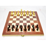 Дървен шах и табла малка | PARTIBG.COM