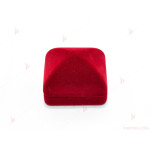 Подаръчна кутия за бижу от кадифе-червенa за к-т | PARTIBG.COM