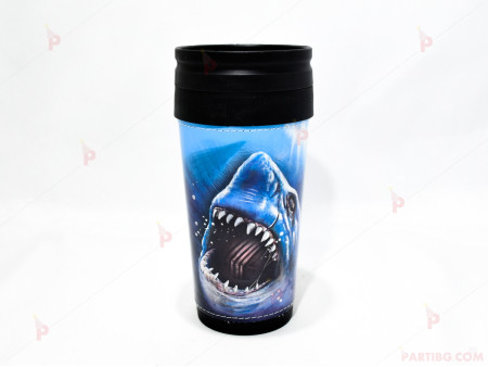 Термо чаша с акула