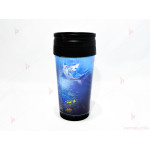Подаръчен комплект термо чаша и джобна бутилка с акула | PARTIBG.COM