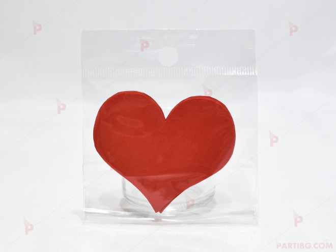 "Открий своя подарък по стъпки от сърца" в червено | PARTIBG.COM