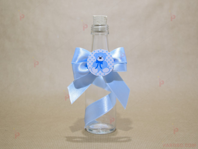 Шишенце за олио/светена вода г. със синьо мече | PARTIBG.COM