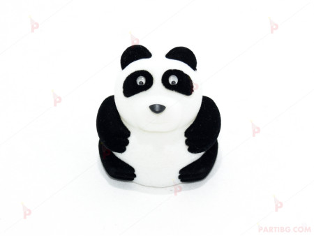 Подаръчна кутия за бижу от кадифе-панда