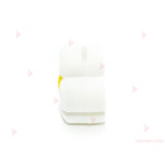 Подаръчна кутия за бижу от кадифе-цвете в бяло | PARTIBG.COM