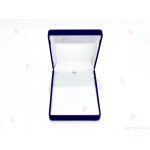Подаръчна кутия за бижу от кадифе-голяма в синьо за комплект | PARTIBG.COM